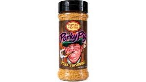 Peppers of Key West Porky Pig Pork Seasoning with cayenne pepper for pork, ribs and barbecue